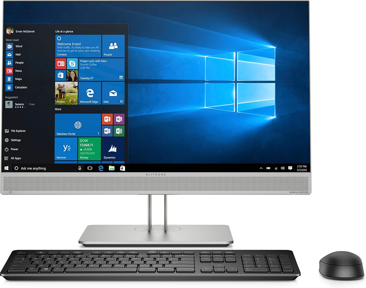 HP EliteOne 800 G5 All-in-One Computer - Core i5 i5-9500 - 16 GB RAM - 256 GB SSD - 23.8" 1920 X 1080 - Desktop - Windows 10